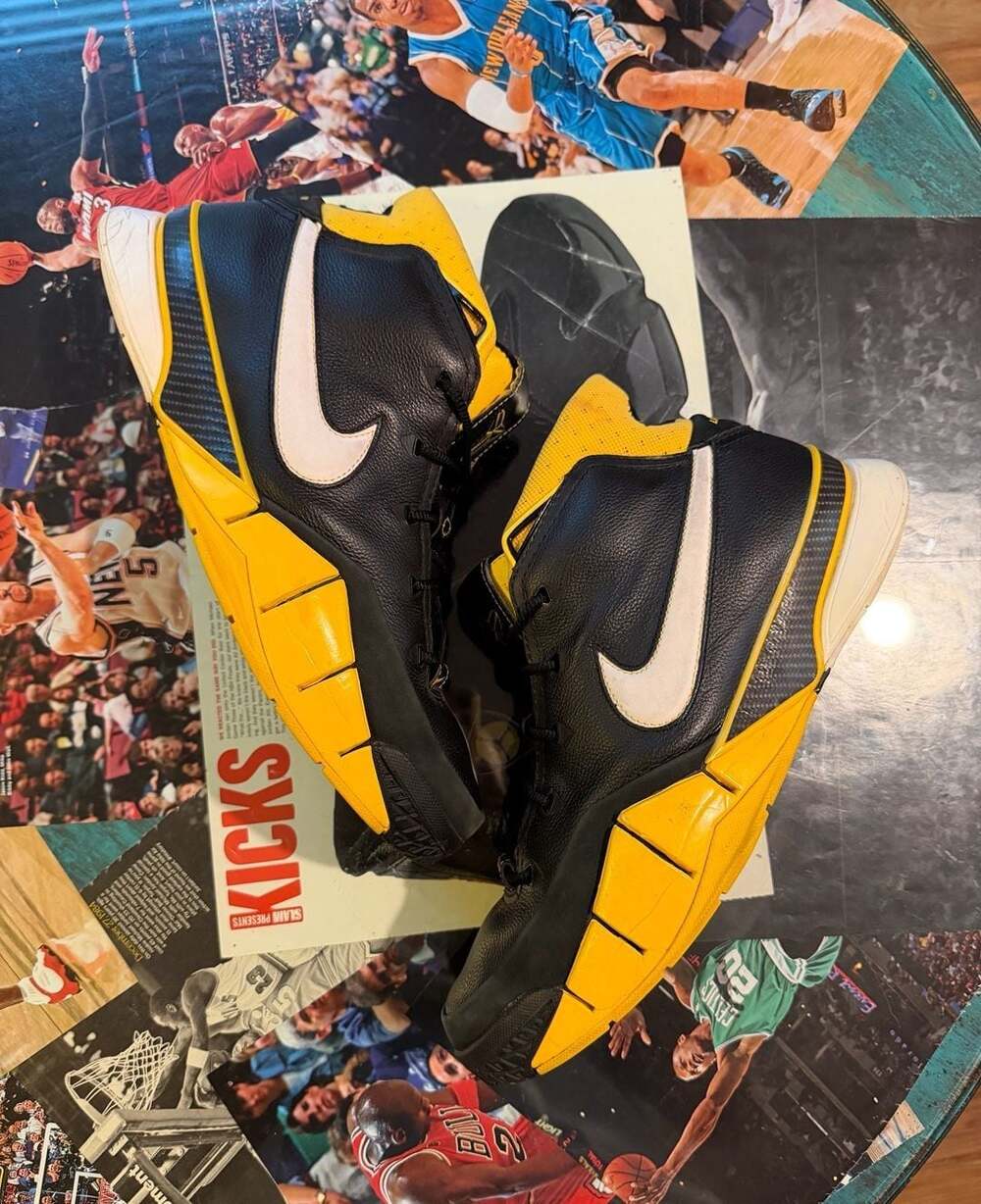 Nike Zoom Kobe 1 Black Maize Del Sol 2006 Size 11.5